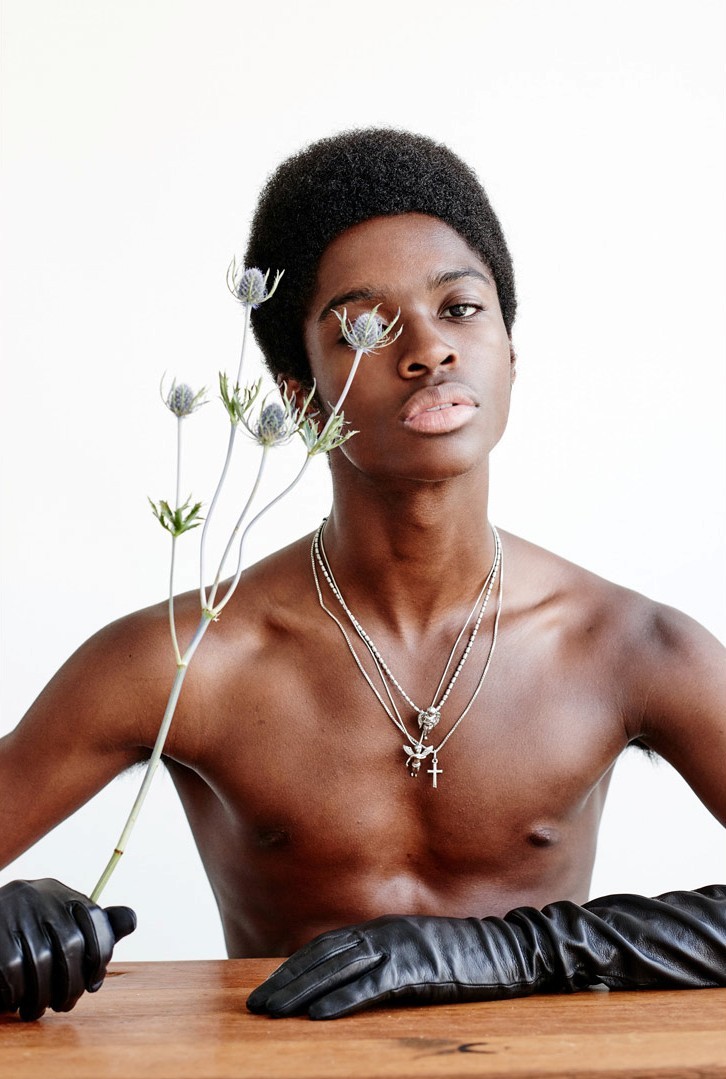 strangeforeignbeauty:  Alton Mason by Lucie Hugary for Models.com