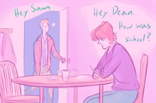 spookicles:  previous hurrayyyy finally more teacher au~ i haven’t drawn a comic in a long long time so i’m trying to get back in the hang of it, so sorry if anything in this seems awkward, like the pacing of the comic ahhhh so yeah there isn’t