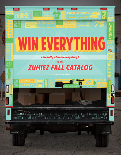 WIN ALL OF THE  THINGS Enter now at the Zumiez Stash