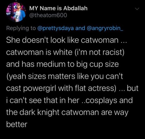 tastingmellow: mynames-queeen:   herdjewsis:   peypeymh:  goawfma:  it’s #notmyariel bullshit all over again 🤦🏾‍♂️🤦🏾‍♂️ *a certain demographic* can go choke  Ummm….  Eartha Kitt played Catwoman I’m 1967.  And there is also