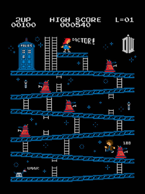 geek-art:  Baznet - Donkey Kong Mash Ups Baznet loves Donkey Kong. He loves it so much that he designed those really cool mash-ups with all our favorite universes. It could have work. Which one do you prefer ? Baznet aime Donkey Kong. Il l’aime tant