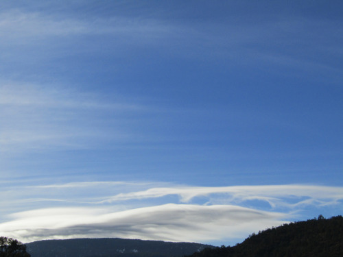 Curving Trails & “Jellyfish Clouds” in the VortexFeb. 14, 2021High winds and dramatic clouds mad