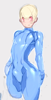 Andgi in zero suit 