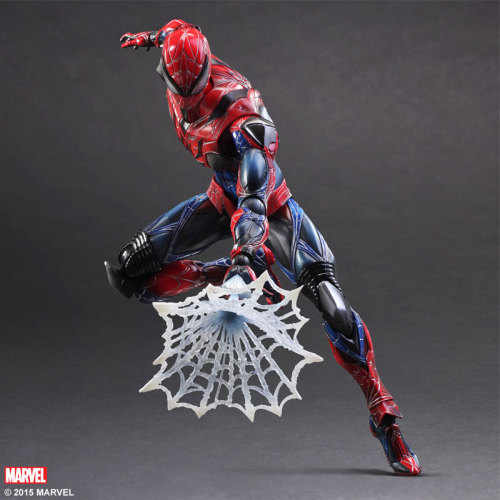 fyeahalbumofstuffilike: Variant Play Arts Kai - Marvel Universe Spider-Man What I think, looking at 