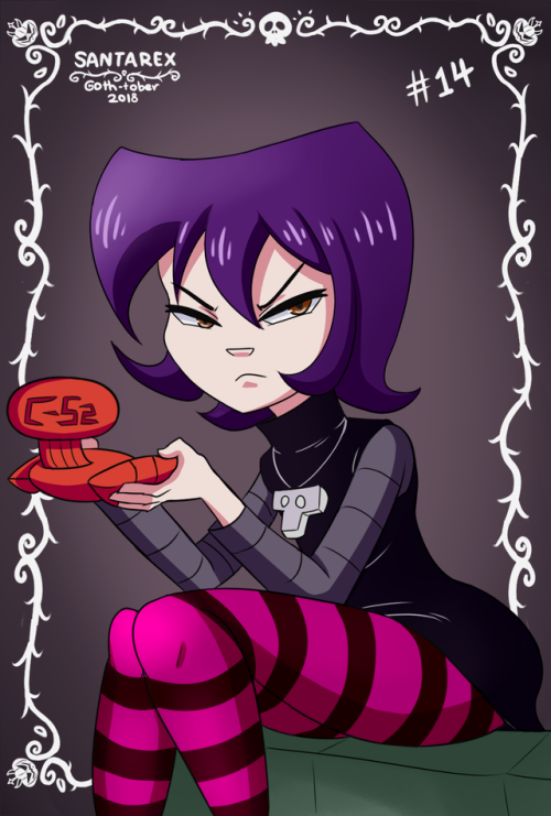 - Goth-tober Pic #14: Gaz Membrane -From Invader Zim~ The episode with the Game Slave is one of the 