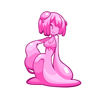 zferolie:  Holy crap, this was a surprise. The new Shantae update included animations for the slime girl I designed for the game! She looks so cute!   cutie <3