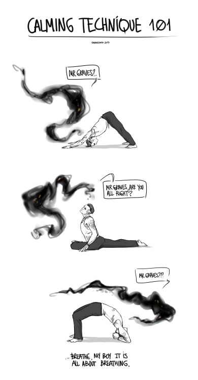 erebusodora: A dear friend of mine (who’s apparently not as into yoga as I am)) tried meditati