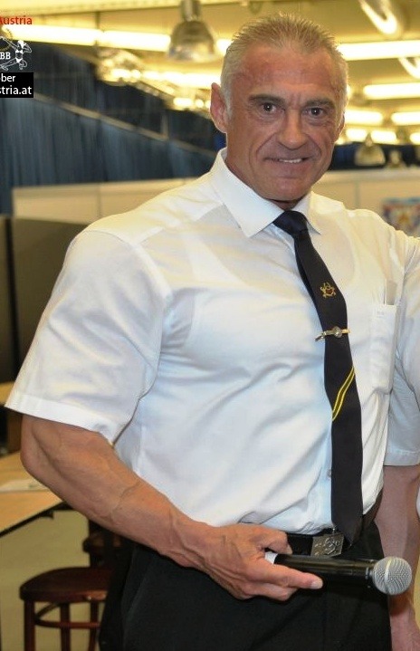 londonboy45:  haenseludb:  Wolfgang Schober   The louder we yelled ‘take it off’ the bigger his smile grew.