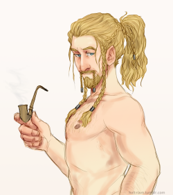 Hvit-Ravn:   Anonymous Asked You: Could You Draw More Of Fili With His Hair Up/In