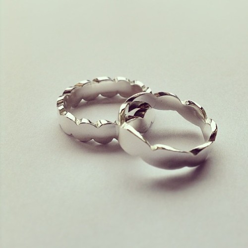 For the happy couple #weddingrings #silver #ring #jewelry