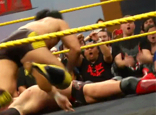 missmithen:Little things that make me love wrestling:  the look on a pinned Finn