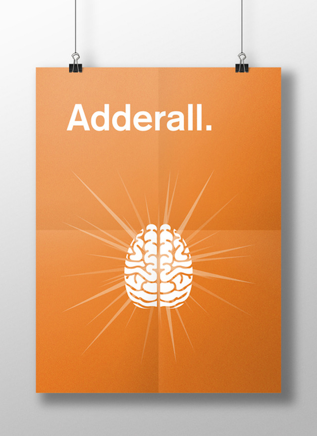 asylum-art-2:  Minimalist Posters of Drugs Symptoms“This is your brain on drugs”