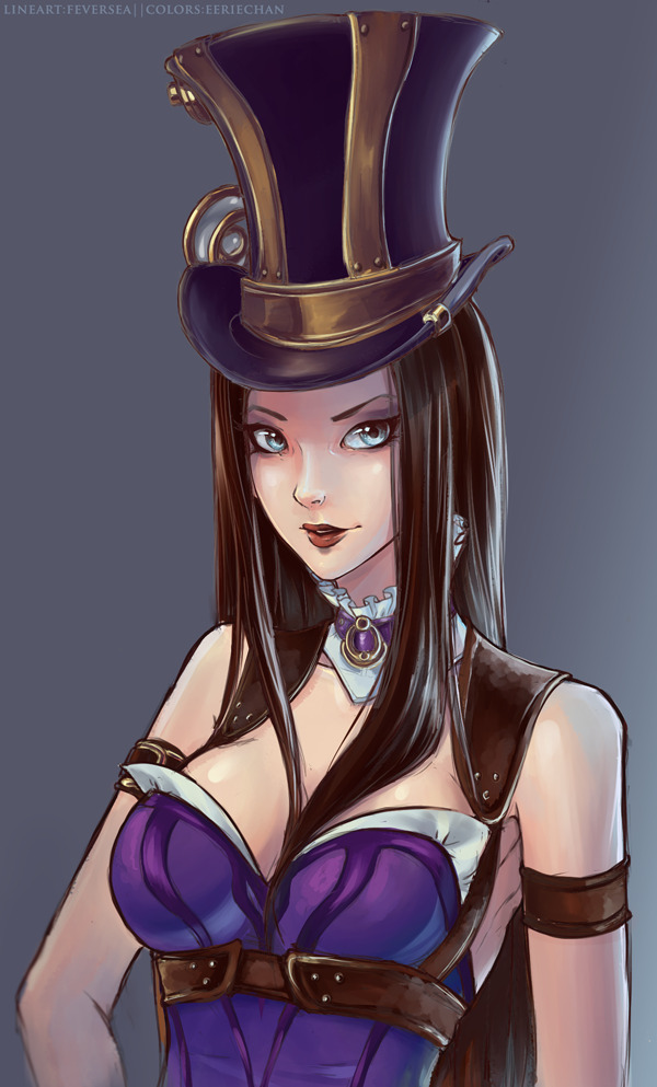 feversea:  eeriechan:  Caitlyn|| Color Commission I’m reaaaally having fun with
