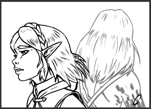 Quick sketch because the trailer of ZBotW II gave me hype!Maybe I will continue it or maybe I won&rs