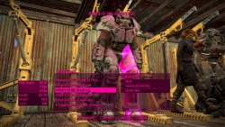 dammitfallout:  So much pink   YESThis is exactly what my power armour looks like 