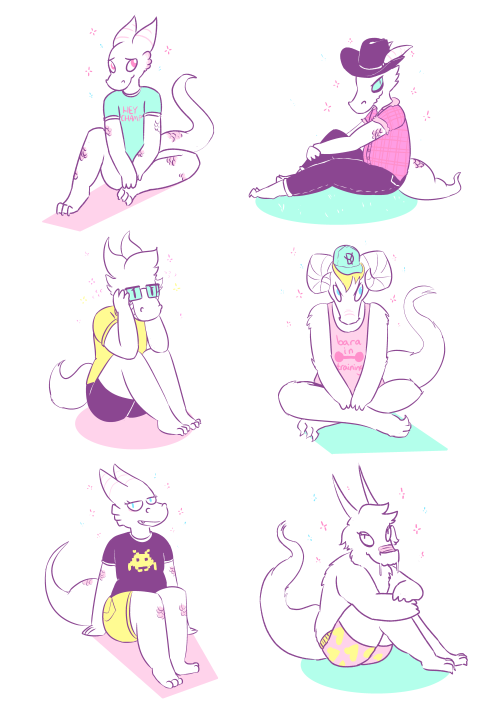 cat-boots:  look at all your dragon boyfriends!   Love ‘em :> Especially the first one. <3