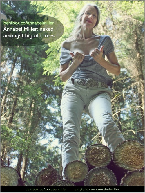  @annabelmiller Annabel Miller: naked amongst big old trees. Once upon a time we lived in the woods,