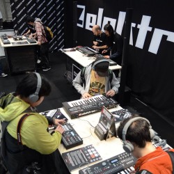 Weareelektron:  Meanwhile (But A Few Days Ago) In The #Elektron Booth At Mif 2014