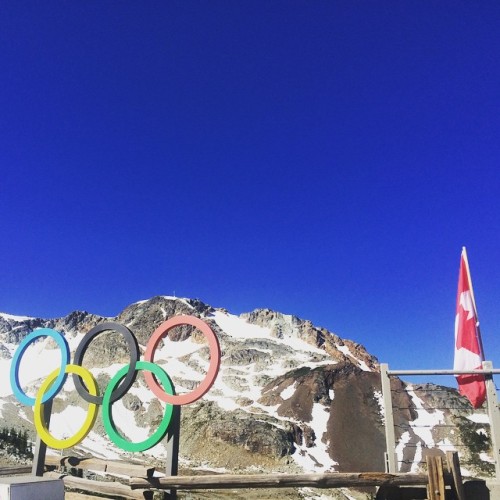 Rolling on the top of #whistler today. #TVshow #Canada #production #cameradepartment #blackcomb