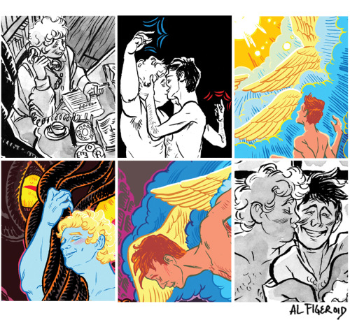 fledglingdoodles:Some preview images from my comic for @flaminglikeanythingzine Vol 2! “E