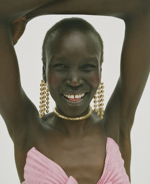 midnight-charm: Alek Wek photographed by Bec Parsons for Lovewant Fall / Winter 2018 Stylist: Jessic