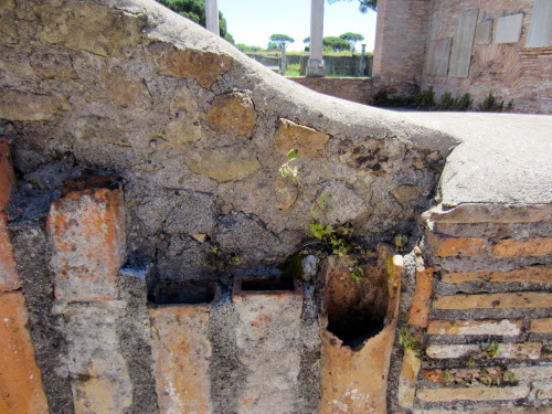 Pipes for wall heating in the baths at Ostia (5.14.13)
