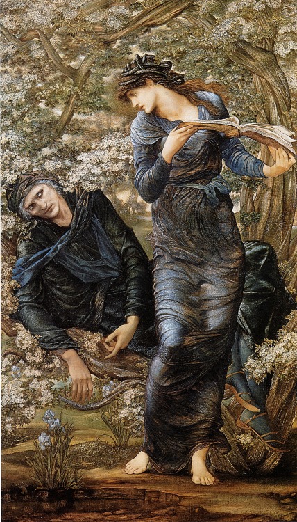 The Beguiling of Merlin by Edward Burne-Jones, 1874.