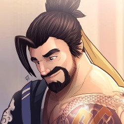 jojiart:  Fanart: Hanzo from Overwatch can find full ver. on my patreon page