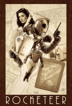 digamelon:  The Rocketeer - Righteous Rides by Paul ShipperArtwork &amp; prints created for Hero Complex Gallery at Hero Complex Gallery, Los Angeles.Final Art - 18x24&quot; Limited Edition Print. Now Available as a 24 x 36&quot; Print