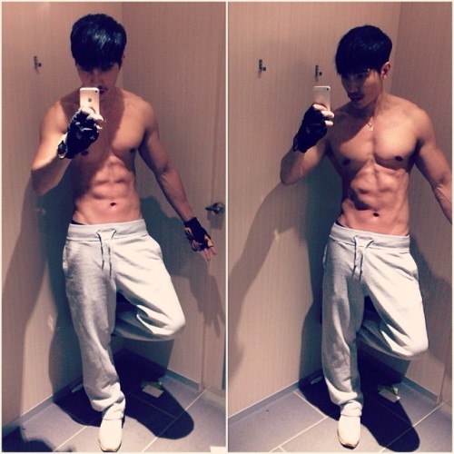 bbbtm13:  Kevin Lee, sexy leanfit Chinese model from Hong Kong. Reblog & follow me for more surprise!