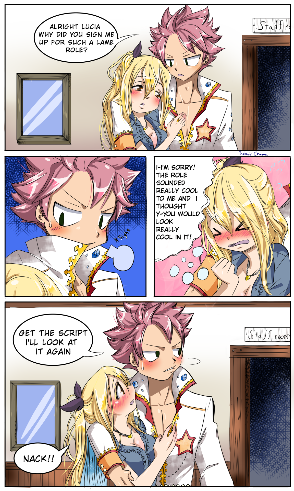 kotori-chama:  Nack x LuciaHe’s rough around the edges but he can’t resist her