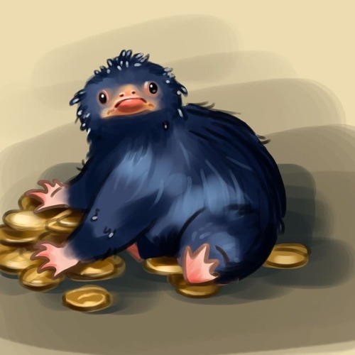 What can I say, who doesn’t love Niffler?Trying to work quickly and keep it loose, even if i