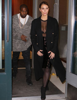  November 19, 2013 - Kim Kardashian + Kanye