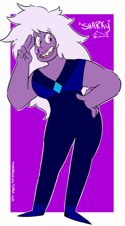 theelbowking: My favorite Famethyst, she didn’t get a name unfortunately so “Sharky” will have to do for now. 