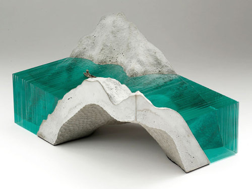 mayahan:Captivating Layered Glass Sculptures By Ben Young