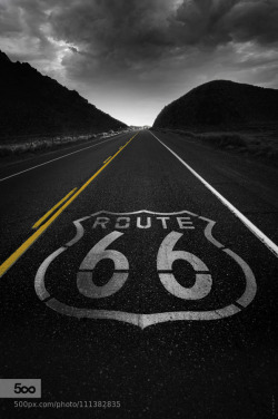 random-photos-x:  Route 66 by deugtee. (http://ift.tt/1eYOpgC)