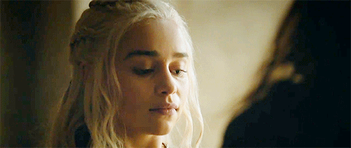 ice-fire-and-thrones:  Daenerys Targaryen and Asha/Yara Greyjoy in Meereen (S6E9