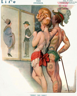 Otho Cushing imagines the fashion of a future 1950 - Life Magazine, 1914