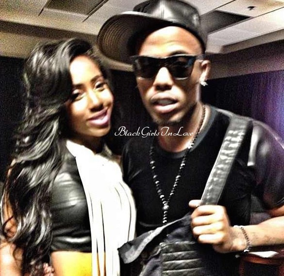 blackgirlsinlove:  Singer/Songwriter Sevyn Streeter and her boyfriend rapper B.o.B