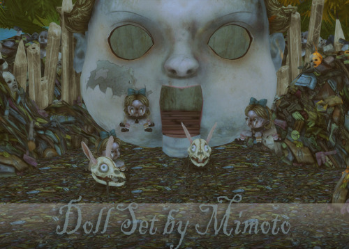 Alice Madness Returns: Doll SetThis set include:  Big Doll Head, Bitch Baby, Dog Baby, Doll Trash, P