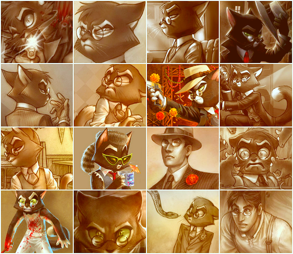 lackadaisycats:  claudia-cher:  Characters from Lackadaisy   Ah, neat! 