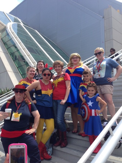 kellysue and carolcorps here are my Vintage Avengers!  And some of the characters they met at SDCC! 