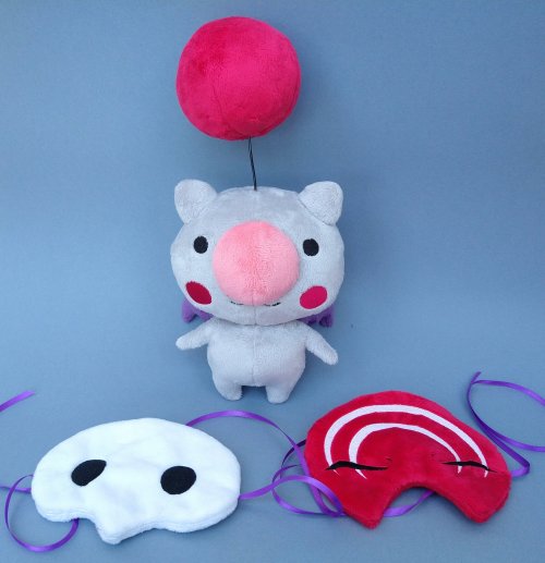 I freaking love this moogle plush pattern and at the same time wanted to make a little Ancient One/r