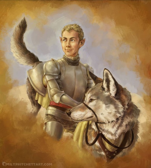 Finally finished: Ser Willimet Keswick and his faithful steed Lexington! Another one of my favorite 