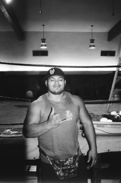 movingmiracle:  What would have been a nice picture of a sleepy Jeff Cobb but I still don’t know how to use a fucking flash smh. Battle of Los Angeles. Reseda, CA. 2016