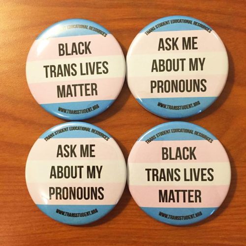 “Two new buttons are available: &ldquo;Black Trans Lives Matter&rdquo; and &ldquo;