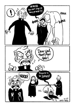 tohdaryl:  The exorcism another silly comic