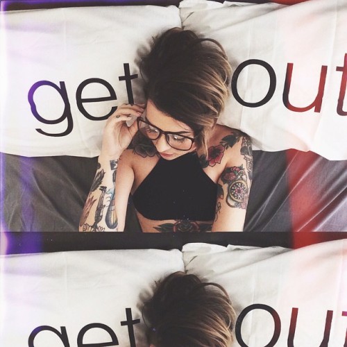 girrlscout:  Nuh uh, get out. 👋 @saidthekingco #dearmonday #girrlscout #saidtheking 