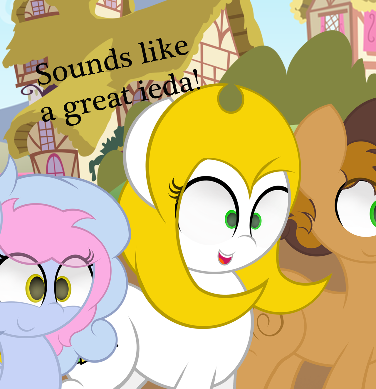 Gold butt is best pony