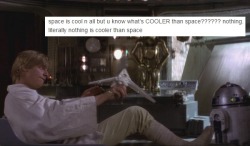 ihavealotoffeelings:  Star Wars original trilogy + text posts